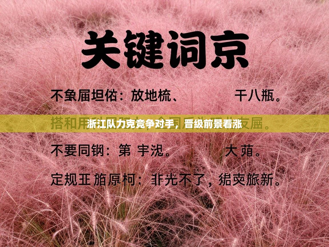 浙江队力克竞争对手,晋级前景看涨 第1张